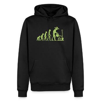 Evolution Gärtnern Gärtnern Gärtnern Gärtnern - Männer Premium Bio Hoodie - Schwarz - Vorne - Nico (187cm)