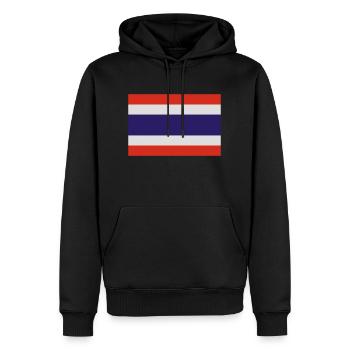 thailand - Sweat à capuche Premium bio Homme - noir - Devant - Nico (187cm)