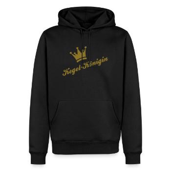 kegeln - Männer Premium Bio Hoodie - Schwarz - Vorne - Nico (187cm)