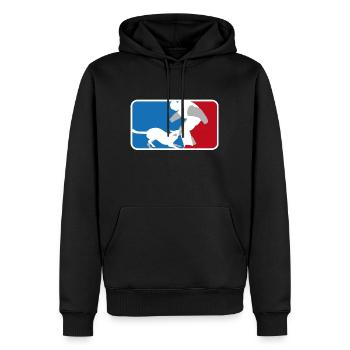 Malinois Mondioring - Männer Premium Bio Hoodie - Schwarz - Vorne - Nico (187cm)