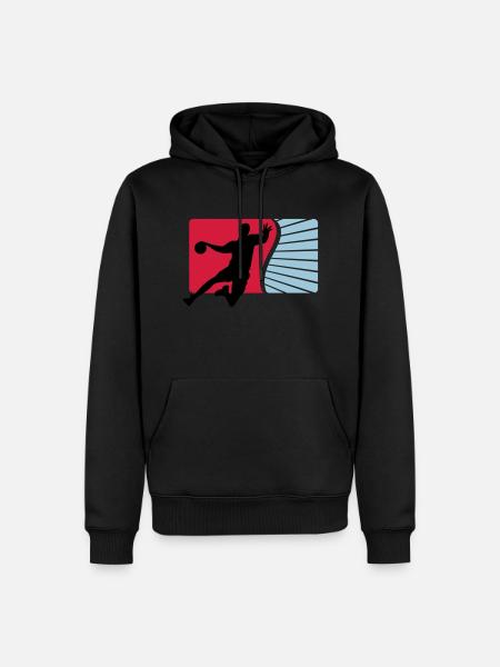 handball - Men’s Premium Organic Hoodie - black