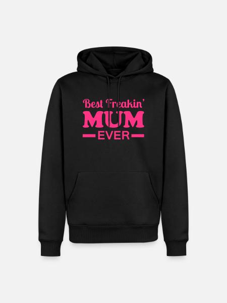 Mum - Men’s Premium Organic Hoodie - black