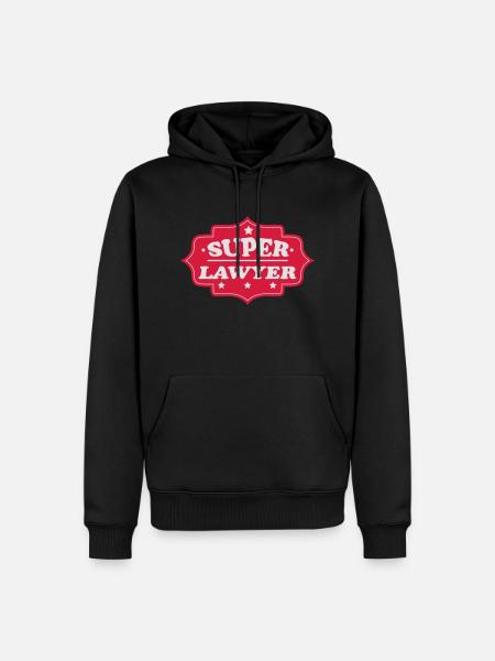 Super lawyer - Men’s Premium Organic Hoodie - black