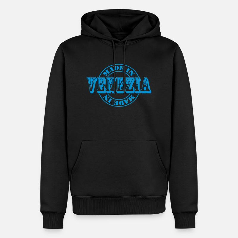 made in venezia m1k2 - Sweat à capuche Premium bio Homme - noir