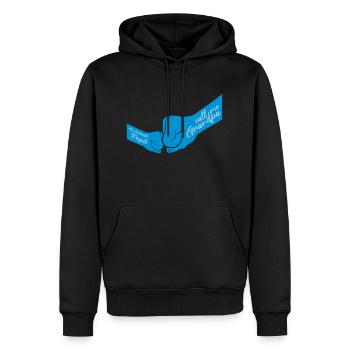 People Call Me Grandpa - Männer Premium Bio Hoodie - Schwarz - Vorne - Nico (187cm)