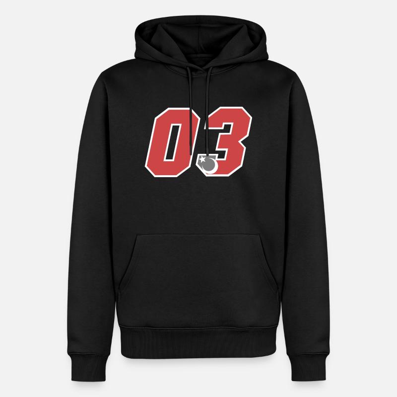 Afyon - Männer Premium Bio Hoodie - Schwarz