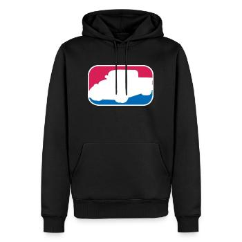 Hotrod Hot Rod V8 Tuning Auto lustiges Geschenk - Männer Premium Bio Hoodie - Schwarz - Vorne - Nico (187cm)