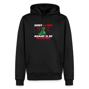 Sorry ladies rot wthie - Men’s Premium Organic Hoodie - black - Front - Nico (187cm)
