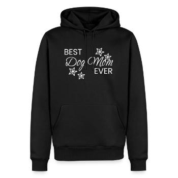 Hund Dog - Men’s Premium Organic Hoodie - black - Front - Nico (187cm)