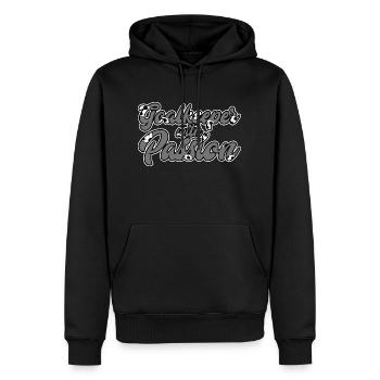 Goalkeeper with Passion - Männer Premium Bio Hoodie - Schwarz - Vorne - Nico (187cm)