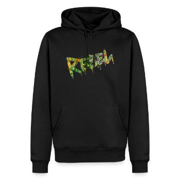 Rebel Rebels Drôle Musique Rétro Hip Hop Rocknroll - Sweat à capuche Premium bio Homme - noir - Devant - Nico (187cm)