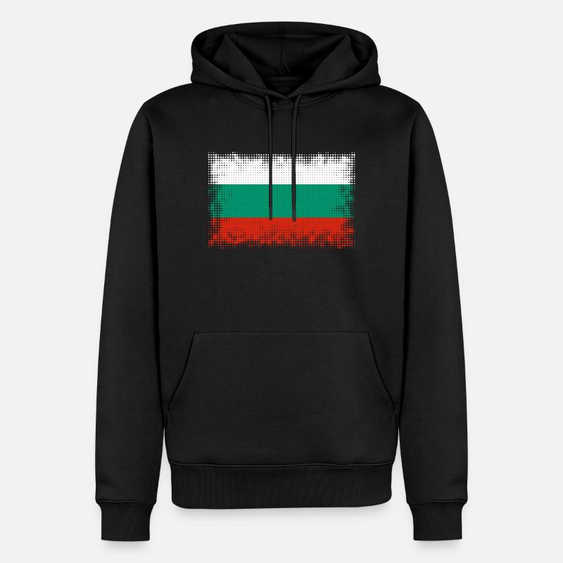 Bulgarien - Männer Premium Bio Hoodie - Schwarz