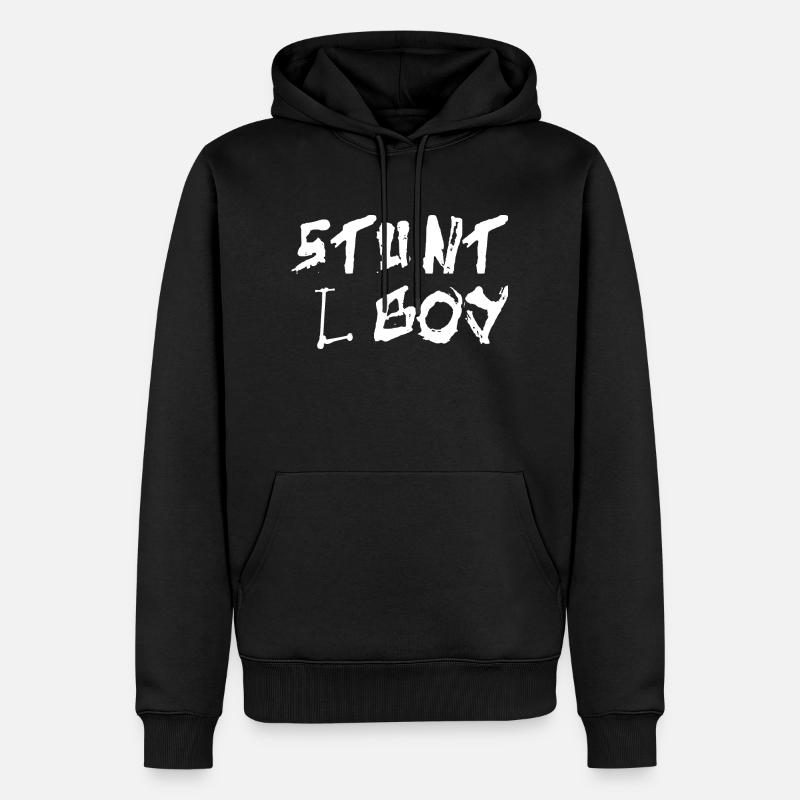 E-Scooter Roller Scooter - Männer Premium Bio Hoodie - Schwarz