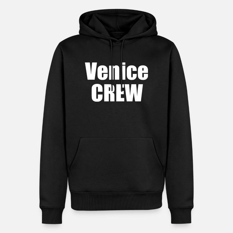 Équipage de Venise - Sweat à capuche Premium bio Homme - noir