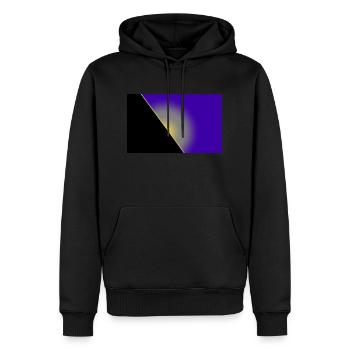 Circle - Men’s Premium Organic Hoodie - black - Front - Nico (187cm)