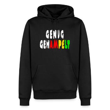 Hampel Ampel Protest - Männer Premium Bio Hoodie - Schwarz - Vorne - Nico (187cm)
