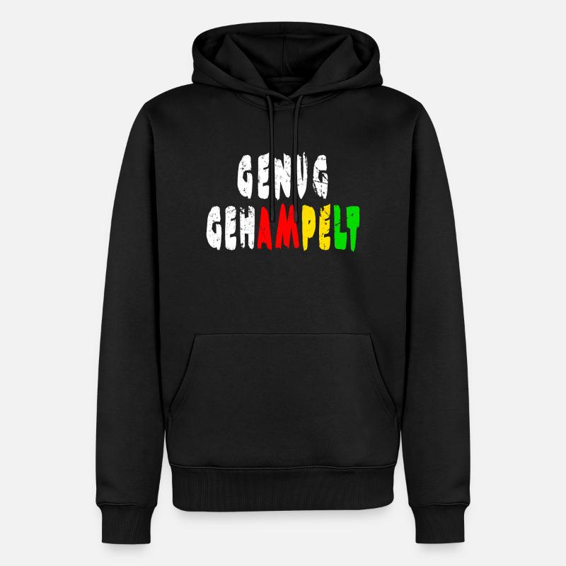 Hampel Ampel Protest - Männer Premium Bio Hoodie - Schwarz
