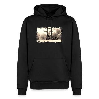 Sweden Sweden Scandinavia Nordic Viking Europe - Men’s Premium Organic Hoodie - black - Front - Nico (187cm)