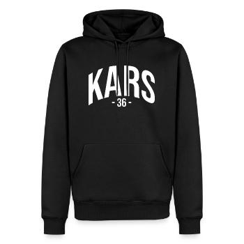 Kars 36 Türkei Turkiye Geschenk Urlaub TR Türk - Männer Premium Bio Hoodie - Schwarz - Vorne - Nico (187cm)