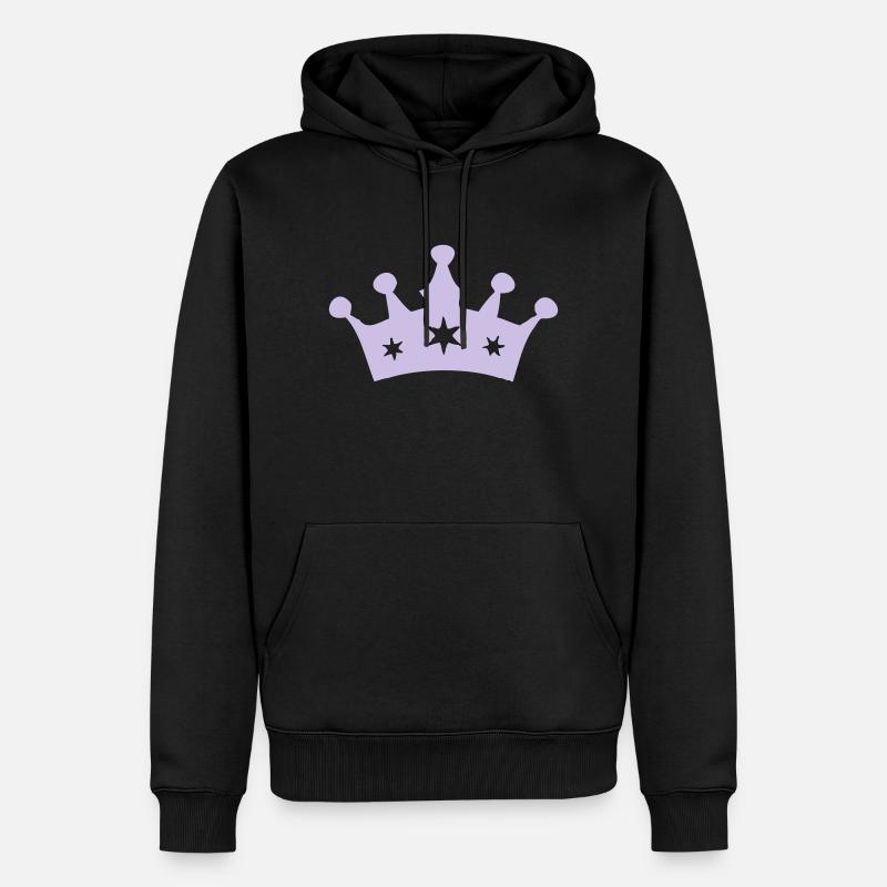 Princess Crown - Sweat à capuche Premium bio Homme - noir