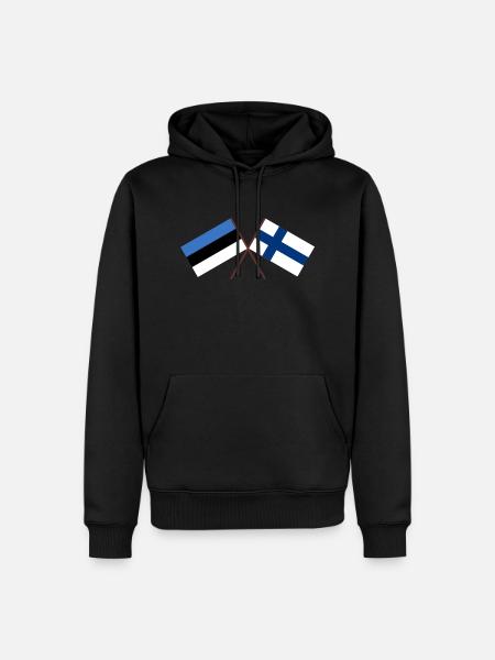 Soomepoisid - Sweat à capuche Premium bio Homme - noir