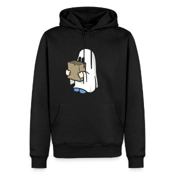 trick or treat - Männer Premium Bio Hoodie - Schwarz - Vorne - Nico (187cm)