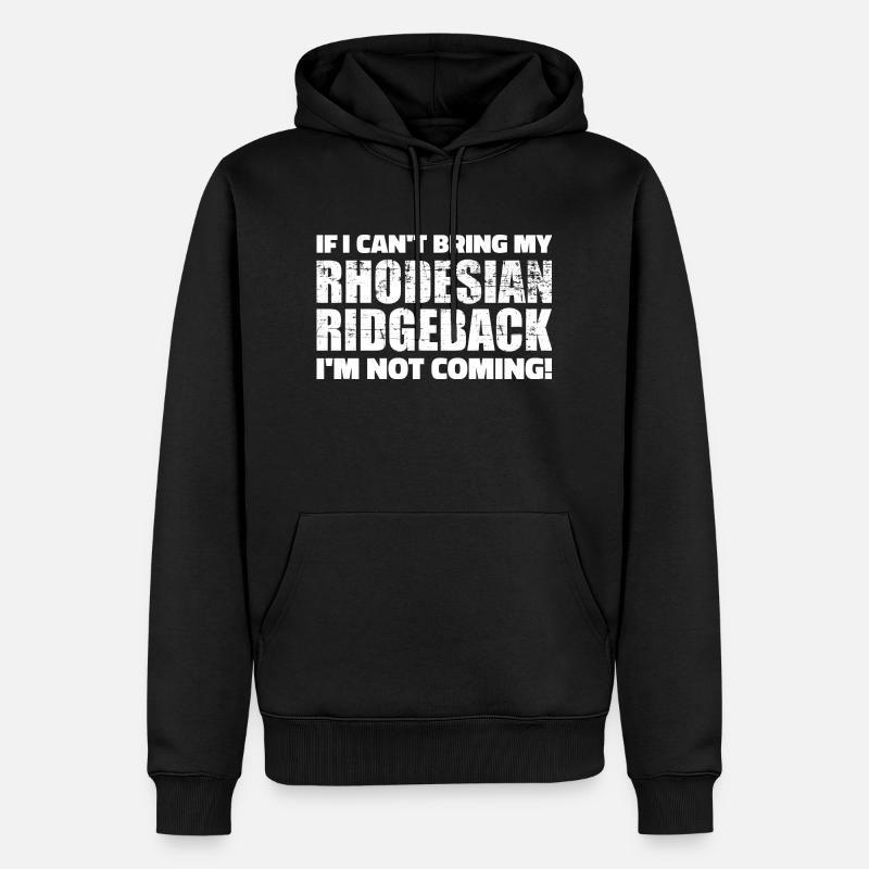 Rhodesian Ridgeback - Sweat à capuche Premium bio Homme - noir