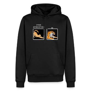 Np Nurse Practitioner Preceptor Funny meme gifts - Men’s Premium Organic Hoodie - black - Front - Nico (187cm)