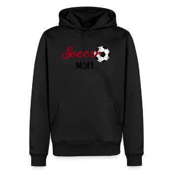 Soccer Mom Cute Mom Life Soccer Game Day - Men’s Premium Organic Hoodie - black - Front - Nico (187cm)