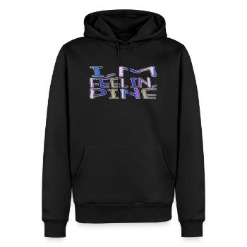 jokes bday christmas bubaprints quote - Männer Premium Bio Hoodie - Schwarz - Vorne - Nico (187cm)