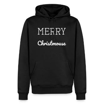 Ira bien animaux tout va bien chambre - Sweat à capuche Premium bio Homme - noir - Devant - Nico (187cm)