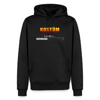 Kostüm Lädt - Männer Premium Bio Hoodie - Schwarz - Vorne - Nico (187cm)