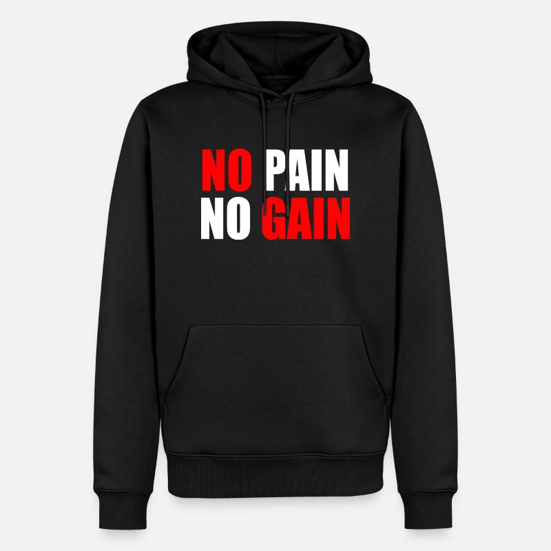 On n’a rien sans rien - Sweat à capuche Premium bio Homme - noir