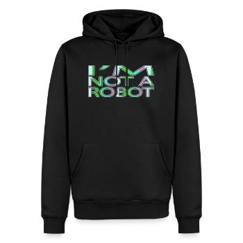 engineer family robotics engineer automation gift - Männer Premium Bio Hoodie - Schwarz - Vorne - Nico (187cm)