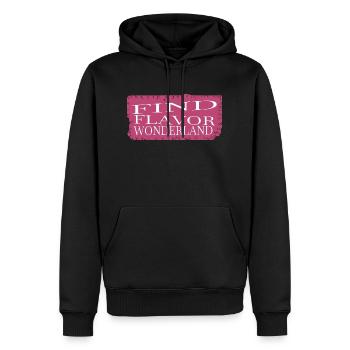 Blague Sorcellerie culinaire Découverte constante - Sweat à capuche Premium bio Homme - noir - Devant - Nico (187cm)