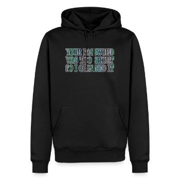 sayings computer hacking funny sayings fun - Männer Premium Bio Hoodie - Schwarz - Vorne - Nico (187cm)