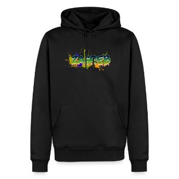 Kroatien Hrvatska Kroatien HRV Reisen Europa Zagreb - Männer Premium Bio Hoodie - Schwarz - Vorne - Nico (187cm)