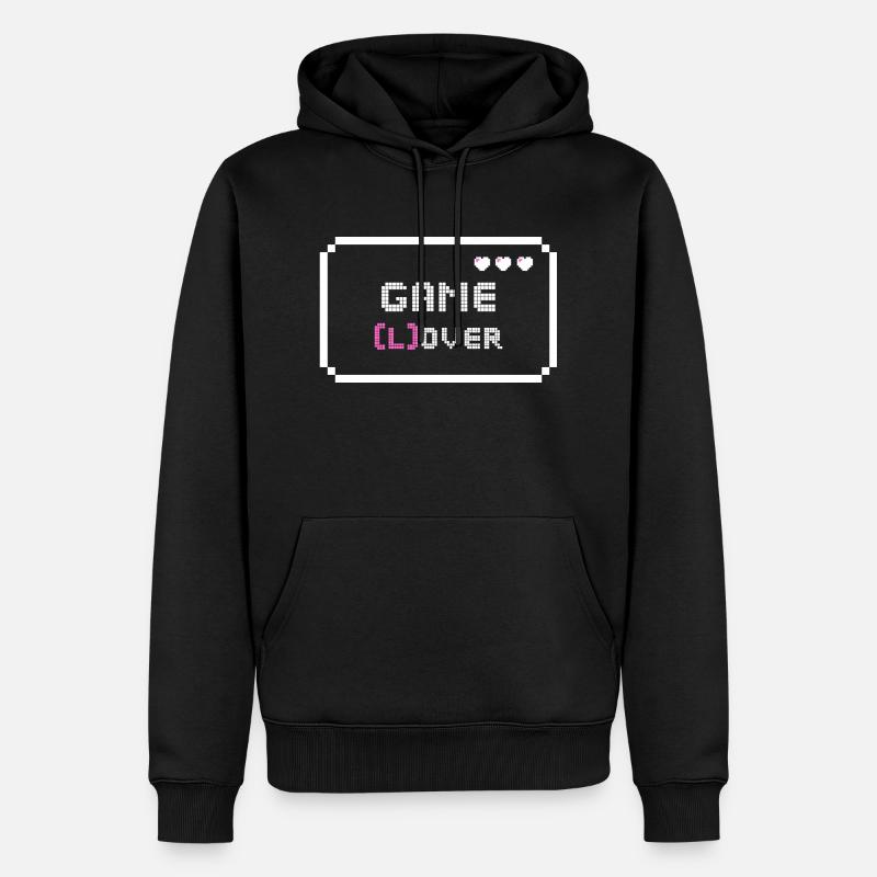Game Lover design - Sweat à capuche Premium bio Homme - noir