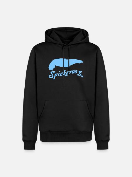 Spiekeroog Tattoo - Men’s Premium Organic Hoodie - black