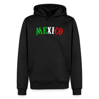 Mexiko Fan - Männer Premium Bio Hoodie - Schwarz - Vorne - Nico (187cm)