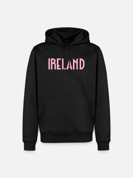 Irland - Männer Premium Bio Hoodie - Schwarz