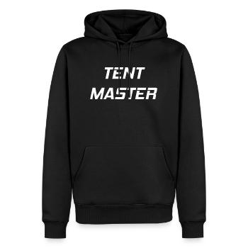 Tent Master - Pour les amateurs de tente de camping - Sweat à capuche Premium bio Homme - noir - Devant - Nico (187cm)