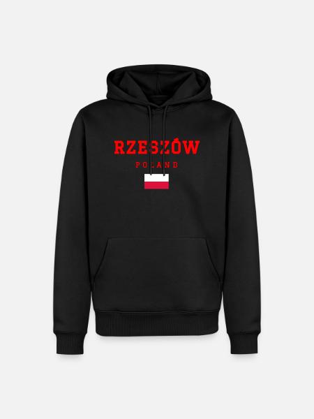 Rzeszow, Poland - Men’s Premium Organic Hoodie - black