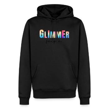 Healing Vibes - Männer Premium Bio Hoodie - Schwarz - Vorne - Nico (187cm)