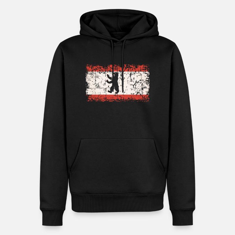 Good Old Berlin - Männer Premium Bio Hoodie - Schwarz