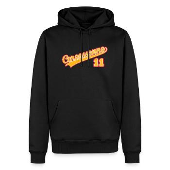 Languedoc Roussillon Carcassonne 11 II - Sweat à capuche Premium bio Homme - noir - Devant - Nico (187cm)