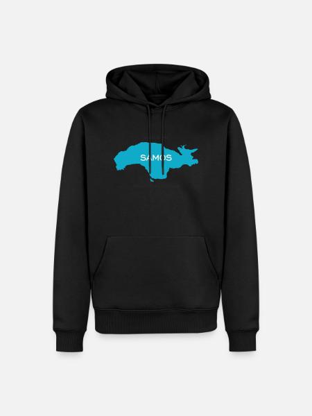 Samos - Today is Life - Men’s Premium Organic Hoodie - black