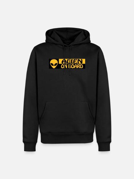 CONSEIL SUR ALIEN - Sweat à capuche Premium bio Homme - noir