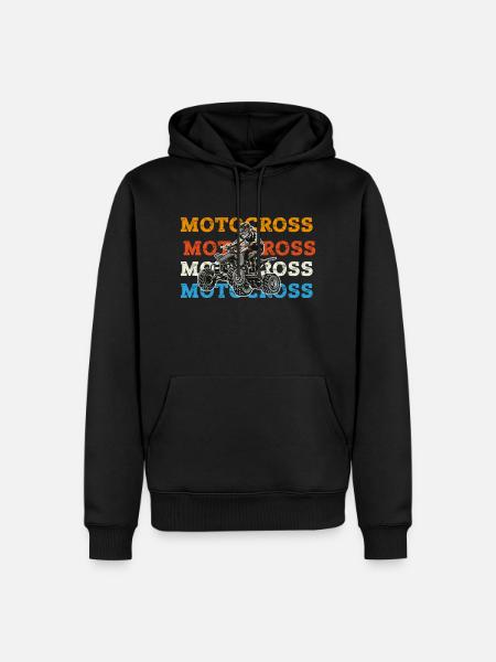 Motocross quad - Men’s Premium Organic Hoodie - black