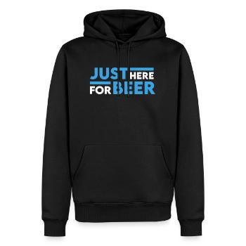 Seulement ici pour la fête de la bière à Majorque - Sweat à capuche Premium bio Homme - noir - Devant - Nico (187cm)